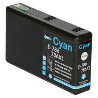 1 x Compatible Epson 786XL High Yield Cyan Ink Cartridge C13T787292 - 2,000 Pages