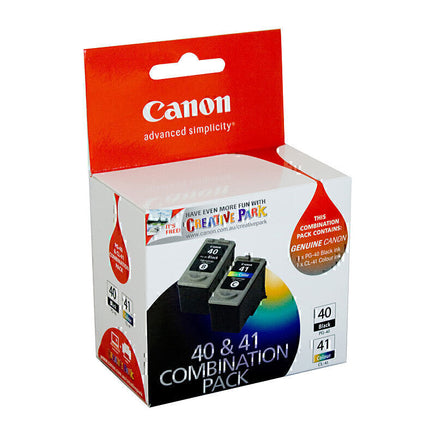1 x Genuine Canon PG-40 CL-41 Combination Pack Ink Cartridge