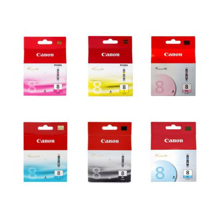 6 x Genuine Canon CLI-8 Ink Cartridge