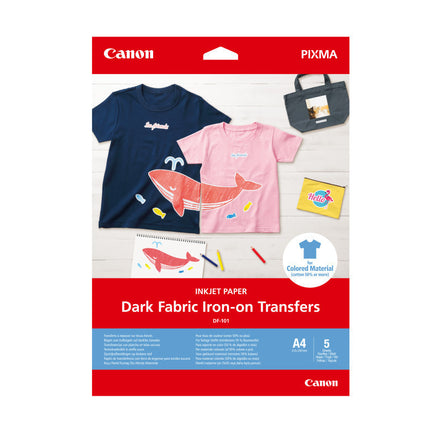 1 x Genuine Canon DF101 Dark Fabric Iron-on Transfer Inkjet Paper A4