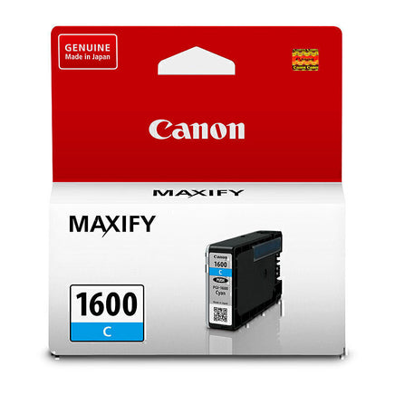 1 x Genuine Canon PGI-1600 Cyan Ink Cartridge