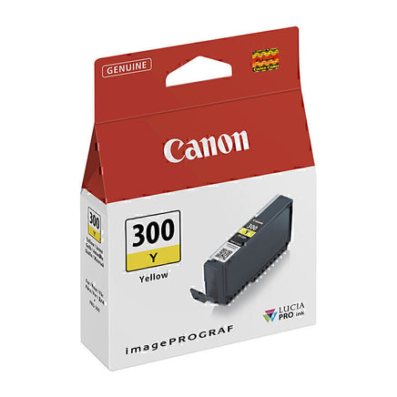 1 x Genuine Canon PFI-300Y Yellow Ink Cartridge