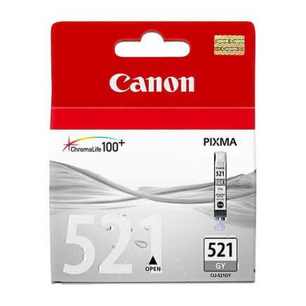 1 x Genuine Canon CLI-521GY Grey Ink Cartridge