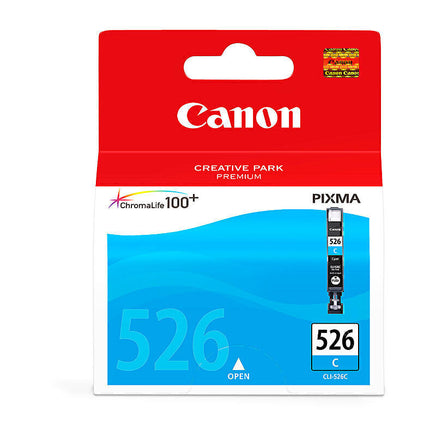1 x Genuine Canon CLI-526C Cyan Ink Cartridge