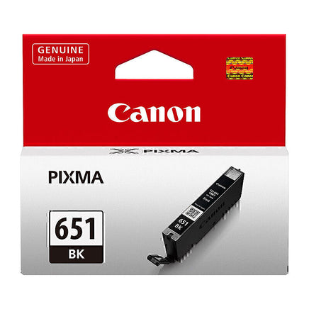 1 x Genuine Canon CLI-651BK Black Ink Cartridge
