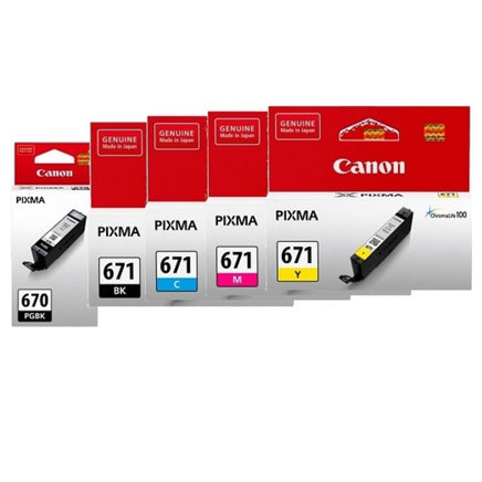 5 x Genuine Canon PGI-670 CLI-671 Ink Cartridge