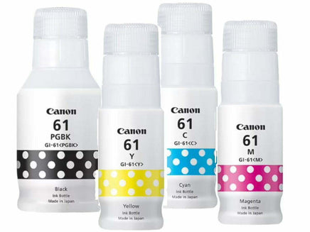 4 x Genuine Canon GI-61 Ink Bottle