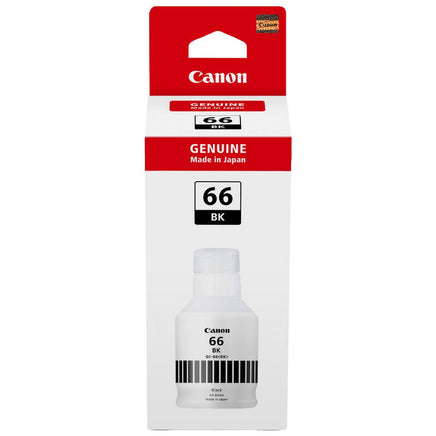 1 x Genuine Canon GI-66BK Black Ink Bottle