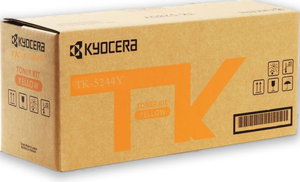 1 x Genuine Kyocera TK5244 Yellow Toner Cartridge TK-5244Y