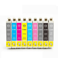 9 x Compatible Epson T0961 - T0969 Ink Cartridge C13T096190 - C13T096990 (1PBK 1C 1M 1Y 1LC 1LM 1LBK 1MBK 1LLBK)