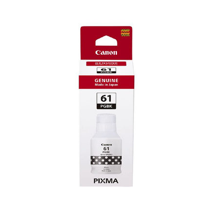 1 x Genuine Canon GI-61BK Black Ink Bottle