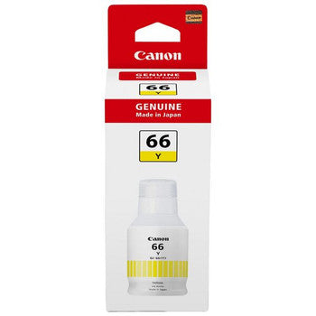 1 x Genuine Canon GI-66Y Yellow Ink Bottle