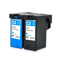 2 x Compatible Dell MK992 + MK993 Ink Cartridge (1BK 1CL)