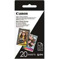 2 x Genuine Canon MPPP20 Canon Mini Photo Printer Paper 2 Inches x 3 Inches (2 Pack x 20 Sheets)