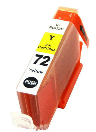 1 x Compatible Canon PGI-72Y Yellow Ink Cartridge