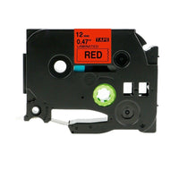 1 x Compatible Brother TZe431 Black Text on Red Label Tape TZe-431 (12mm x 8m)
