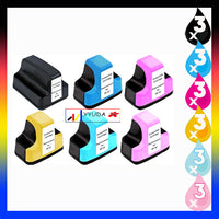 18 x Compatible HP 02 Ink Cartridge C8721WA - C8775WA (3BK 3C 3M 3Y 3LC 3LM)