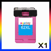 1 x Compatible HP 62XL Tri Colour Inkjet Cartridge C2P07AA - 415 Pages