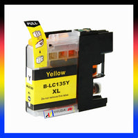 1 x Compatible Brother LC135XLY Yellow Ink Cartridge LC-135XLY