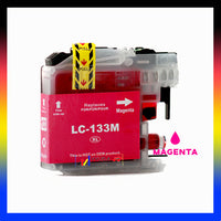 1 x Compatible Brother LC131M / LC133M Magenta Ink Cartridge LC-131M / LC-133M - 600 Pages