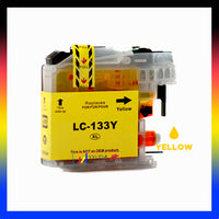 1 x Compatible Brother LC131Y / LC133Y Yellow Ink Cartridge LC-131Y / LC-133Y - 600 Pages