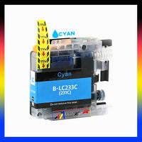 1 x Compatible Brother LC233C Cyan Ink Cartridge LC-233C - 550 Pages