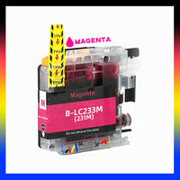 1 x Compatible Brother LC233M Magenta Ink Cartridge LC-233M - 550 Pages