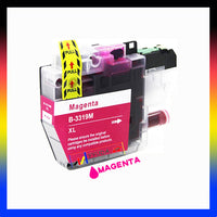 1 x Compatible Brother LC3319XLM Magenta Ink Cartridge LC-3319XLM - 1,500 Pages
