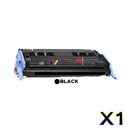 1 Compatible HP Q6000A Black Toner Cartridge