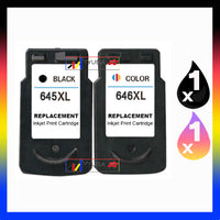 2 x Compatible Canon PG-645XL CL-646XL Ink Cartridge (1BK 1CL)
