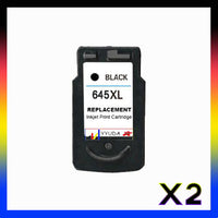 2 x Compatible Canon PG-645XL Black Ink Cartridge - 400 Pages