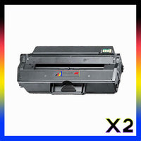2 x Compatible Dell B1260 Black Toner Cartridge - 2,500 Pages