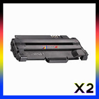 2 x Compatible Dell 1130 Black Toner Cartridge - 2,500 Pages