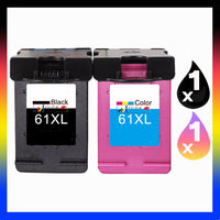 2 x Compatible HP 61XL High Yield Inkjet Cartridge CH563WA + CH564WA (1BK 1CL)