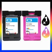 2 x Compatible HP 65XL High Yield Inkjet Cartridge N9K04AA + N9K03AA (1BK 1CL)