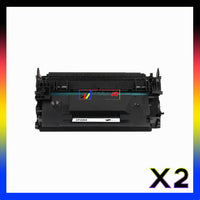2 x Compatible HP 26X Black Toner Cartridge CF226X - 9,000 Pages