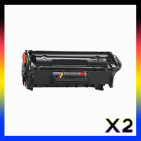 2 x Compatible HP 83A Black Toner Cartridge CF283A - 1,500 Pages