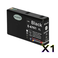 1 x Compatible Epson 676XL High Yield Black Ink Cartridge C13T676192