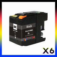 6 x Compatible Brother LC139XLBK Black Ink Cartridge LC-139XLBK