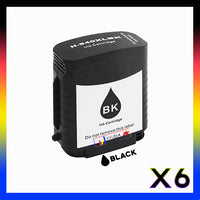 6 x Compatible HP 940XL Black High Yield Ink Cartridge C4906AA - 2,200 Pages