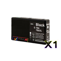 1 x Compatible Epson 786XL High Yield Black Ink Cartridge C13T787192