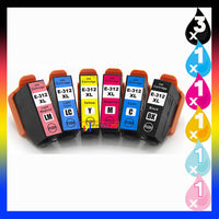 8 x Compatible Epson 312XL High Yield Ink Cartridge C13T183192 - C13T183692 (3BK 1C 1M 1Y 1LC 1LM)