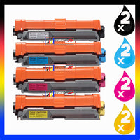 8 x Compatible Brother TN-251 / TN-255 Toner Cartridge (2BK 2C 2M 2Y)