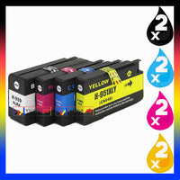 8 x Compatible HP 950XL 951XL High Yield Ink Cartridge CN045AA - CN048AA (2BK 2C 2M 2Y)