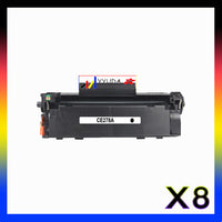 8 x Compatible HP 78A Black Toner Cartridge CE278A - 2,100 Pages