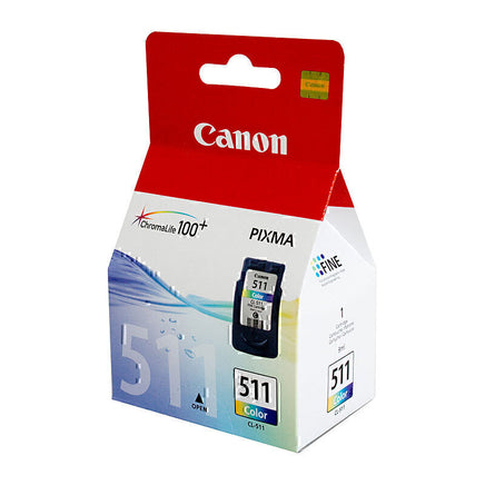 1 x Genuine Canon CL-511 Colour Ink Cartridge