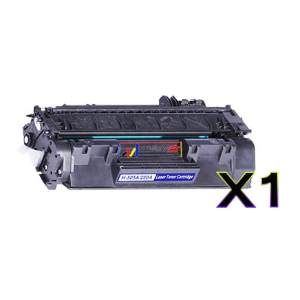 1 x Compatible HP 05A Black Toner Cartridge CE505A