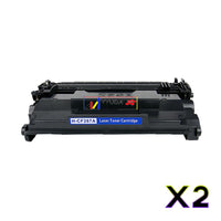 2 x Compatible HP 87A Black Toner Cartridge CF287A - 9,000 Pages