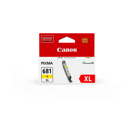1 x Genuine Canon CLI-681XL Yellow Ink Cartridge