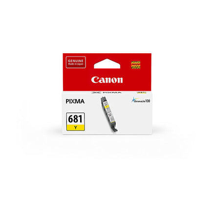 1 x Genuine Canon CLI-681 Yellow Ink Cartridge